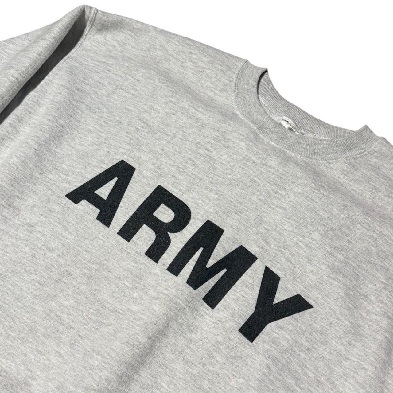 90s Army Issue Military Uniform Utility Crewneck Pullover Sweater