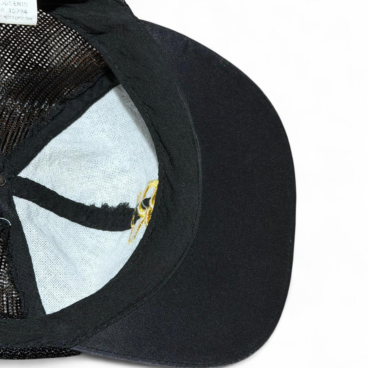 Vintage Expo 86 Vancouver Gold Leaf Embroidery Souvenir Snapback Hat