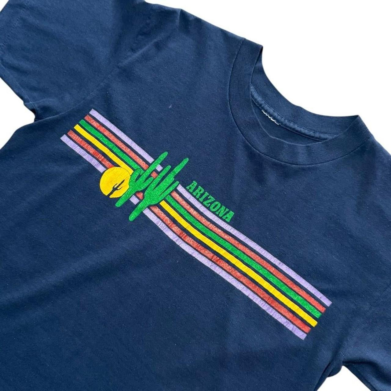 90s Arizona Saguaro Cactus Desert USA Retro Souvenir Tourist T-shirt