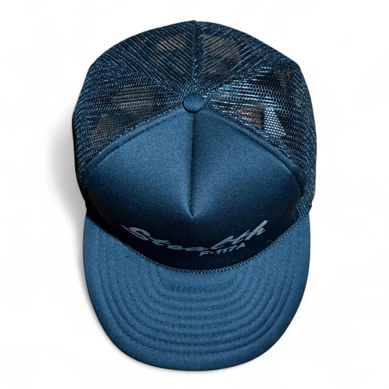 Vintage 90s Stealth F-117A Fighter Jet Pilot Trucker Retro Mesh Hat