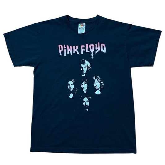 Y2K Pink Floyd Band Portrait Graphic Concert Merch Rock Music T-shirt
