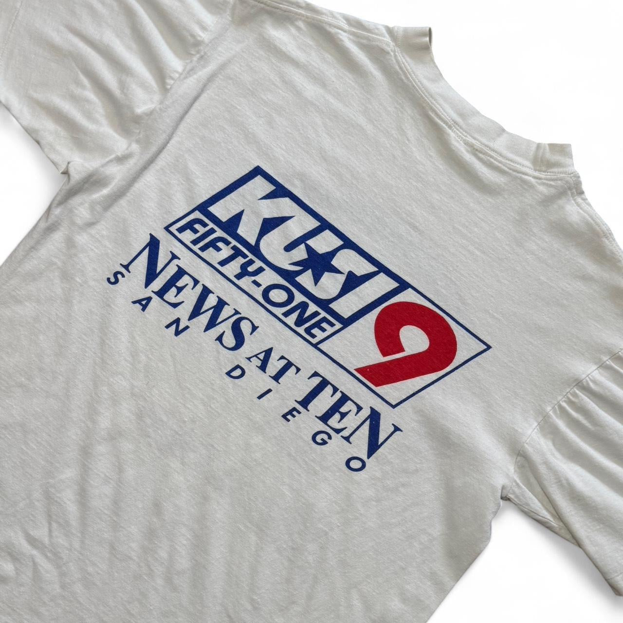1993 San Diego Padres 25th Anniversary Baseball MLB TV News Station Graphic T