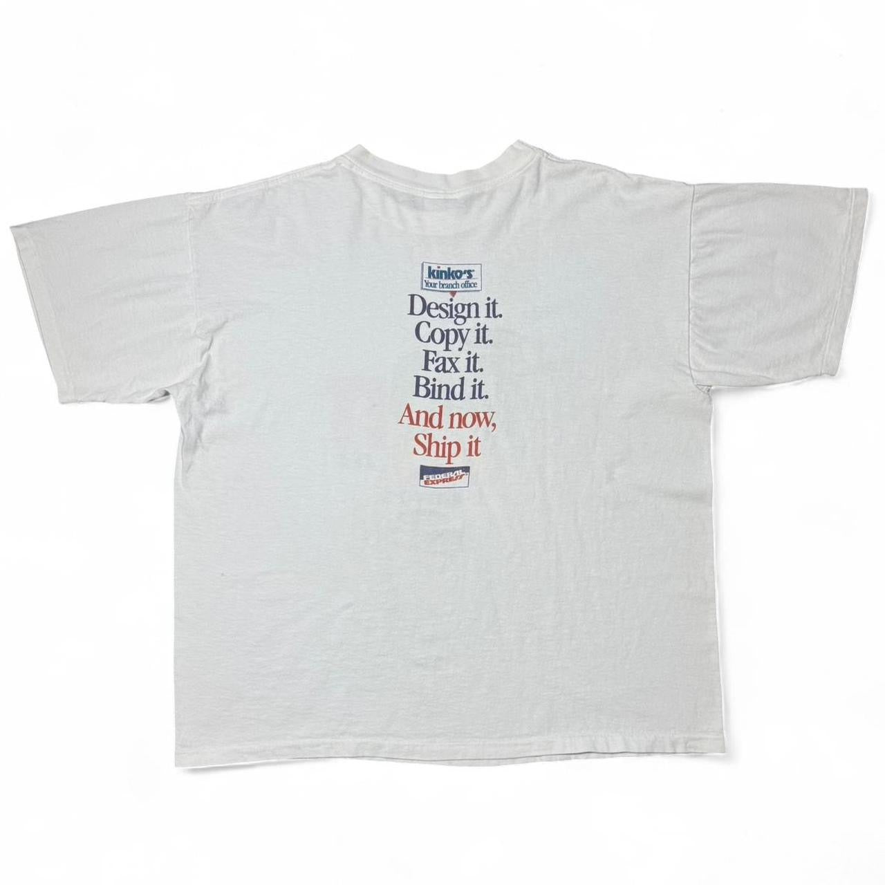 90s "Do It All At Kinko's" Graphic Design Art Printing Tee
