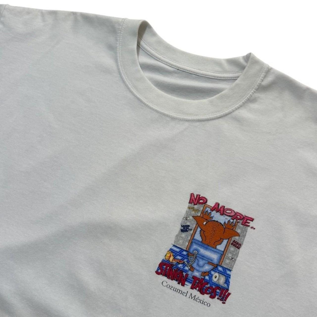 90s No More Stinkin Taco Bell Dog Chihuahua Funny Poop Joke T-shirt
