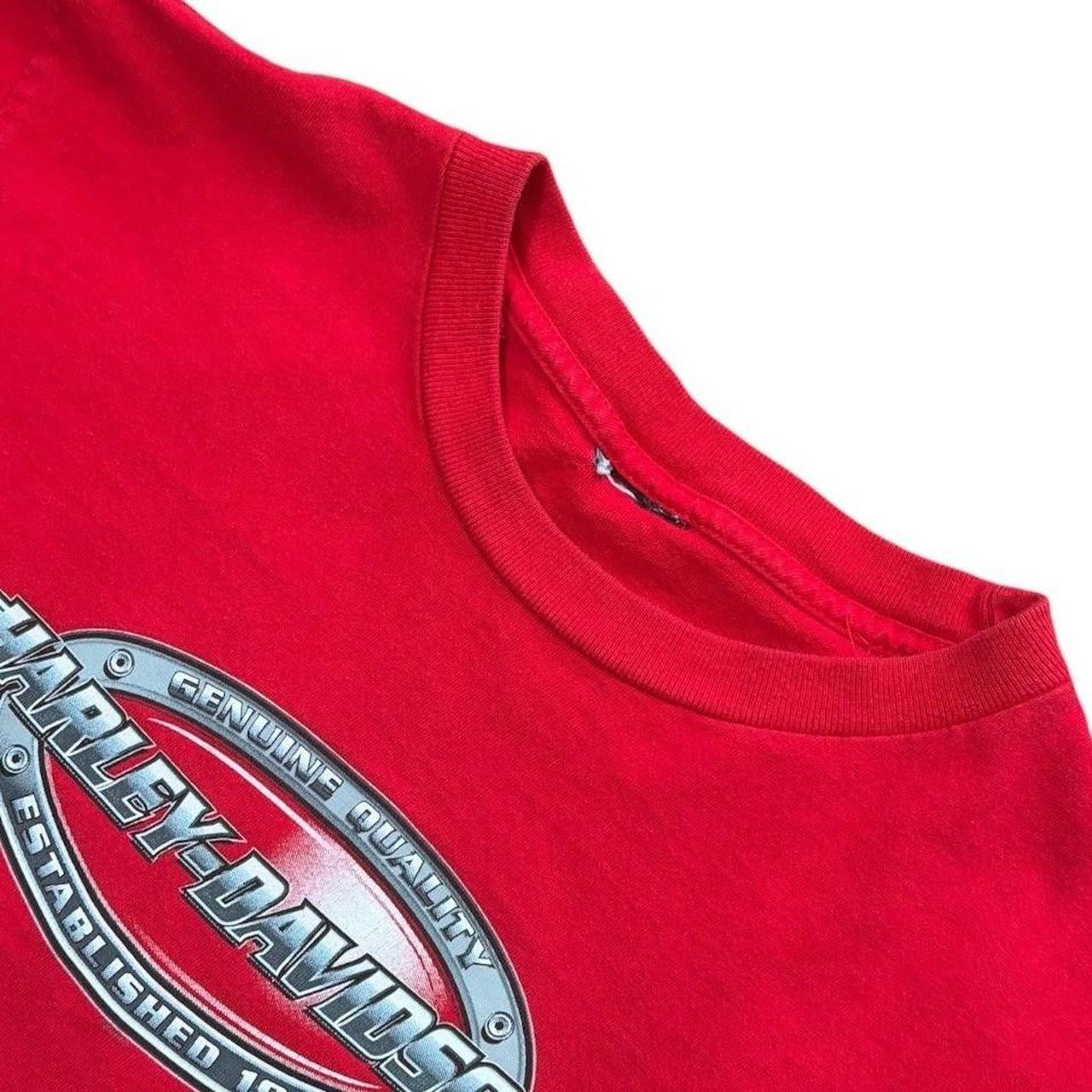 90s Y2K Harley Davidson Montreal Quebec Biker Motorcycle Graphic T-shirt