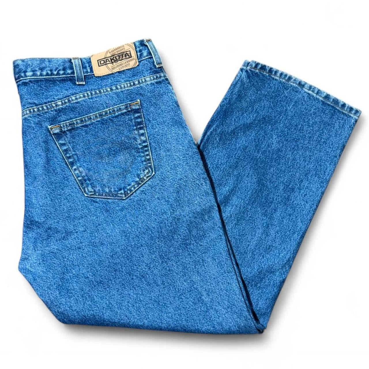 Vintage 90s Dakota Blue Wash Straight Leg Denim Workwear Jeans