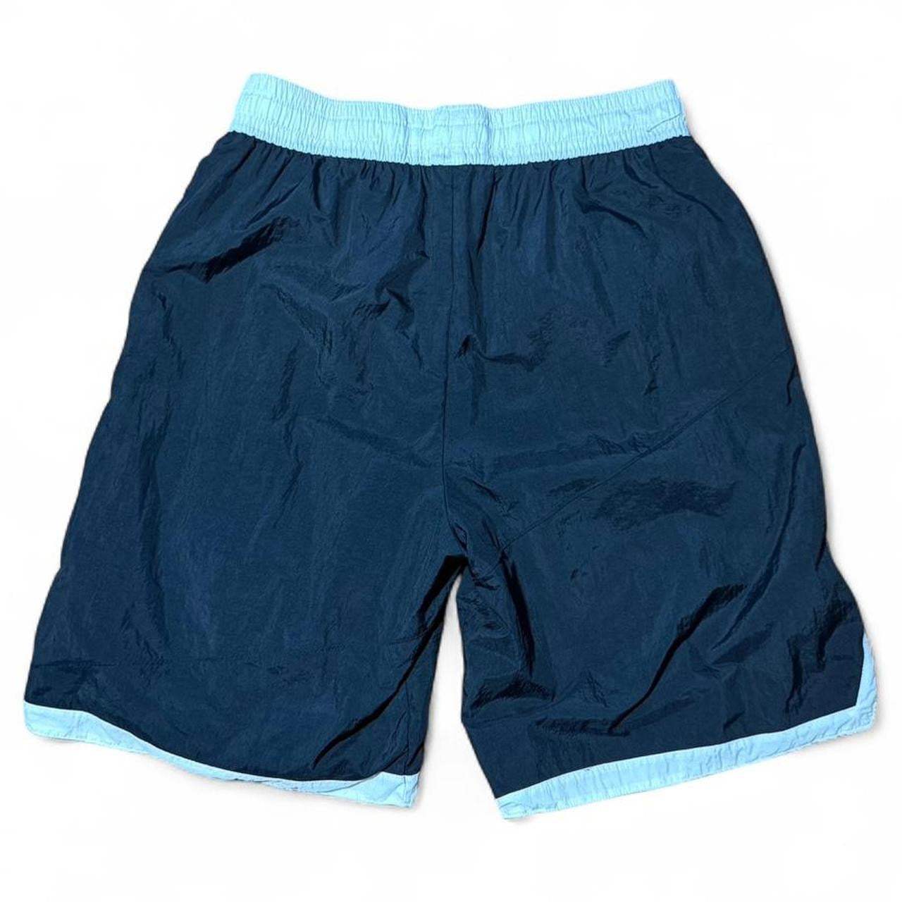 Vintage Nike Spellout Graphic Logo Athletic Swimwear Trunk Shorts