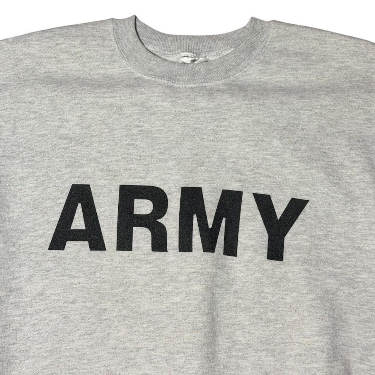 90s Army Issue Military Uniform Utility Crewneck Pullover Sweater