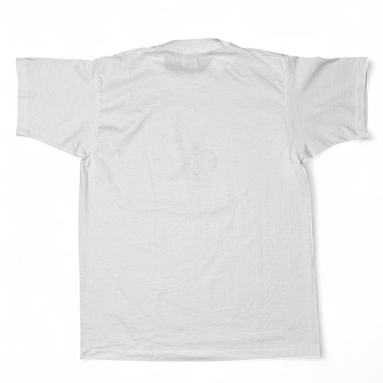 Vintage 90s Calvin Klein Deadstock Mis-sewn Error Print Logo Tee