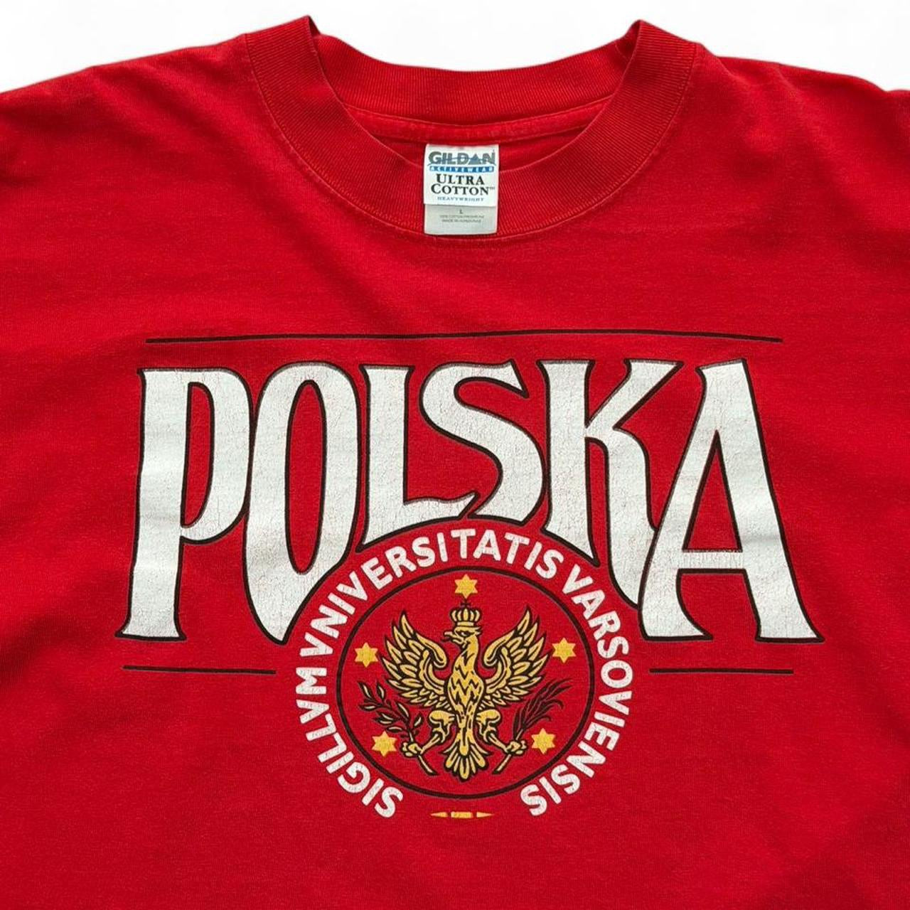 Vintage 90s Polska University of Warsaw Poland Long Sleeve