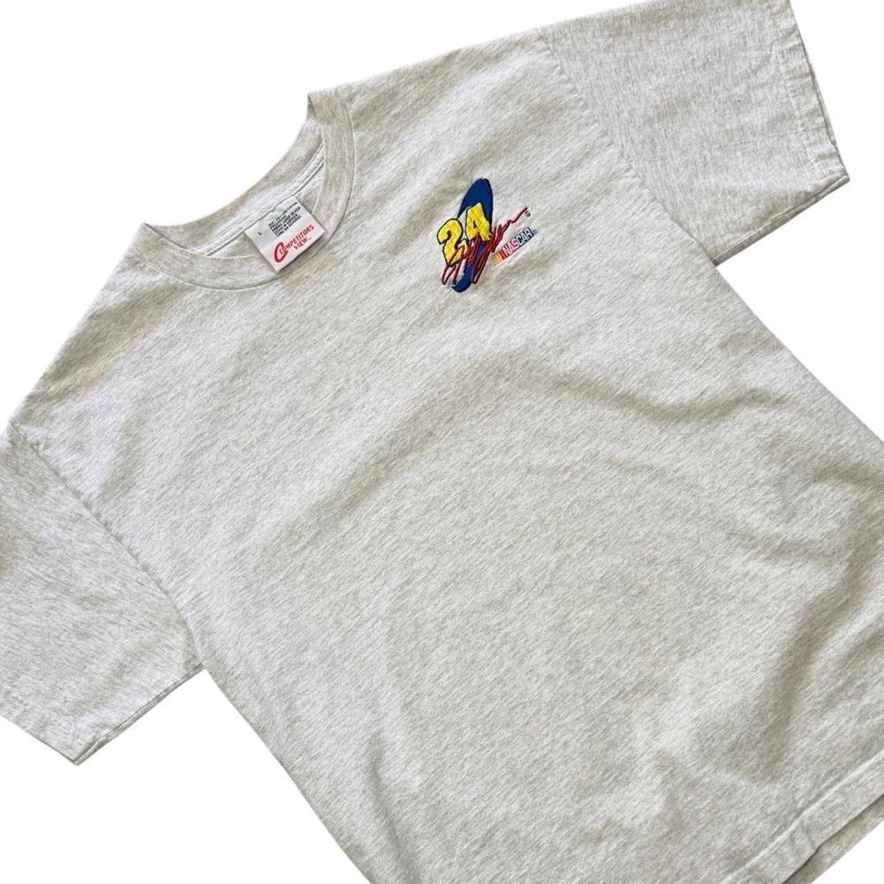 90s Jeff Gordon Nascar Racing Embroidery 24 Competitors View Car T-shirt