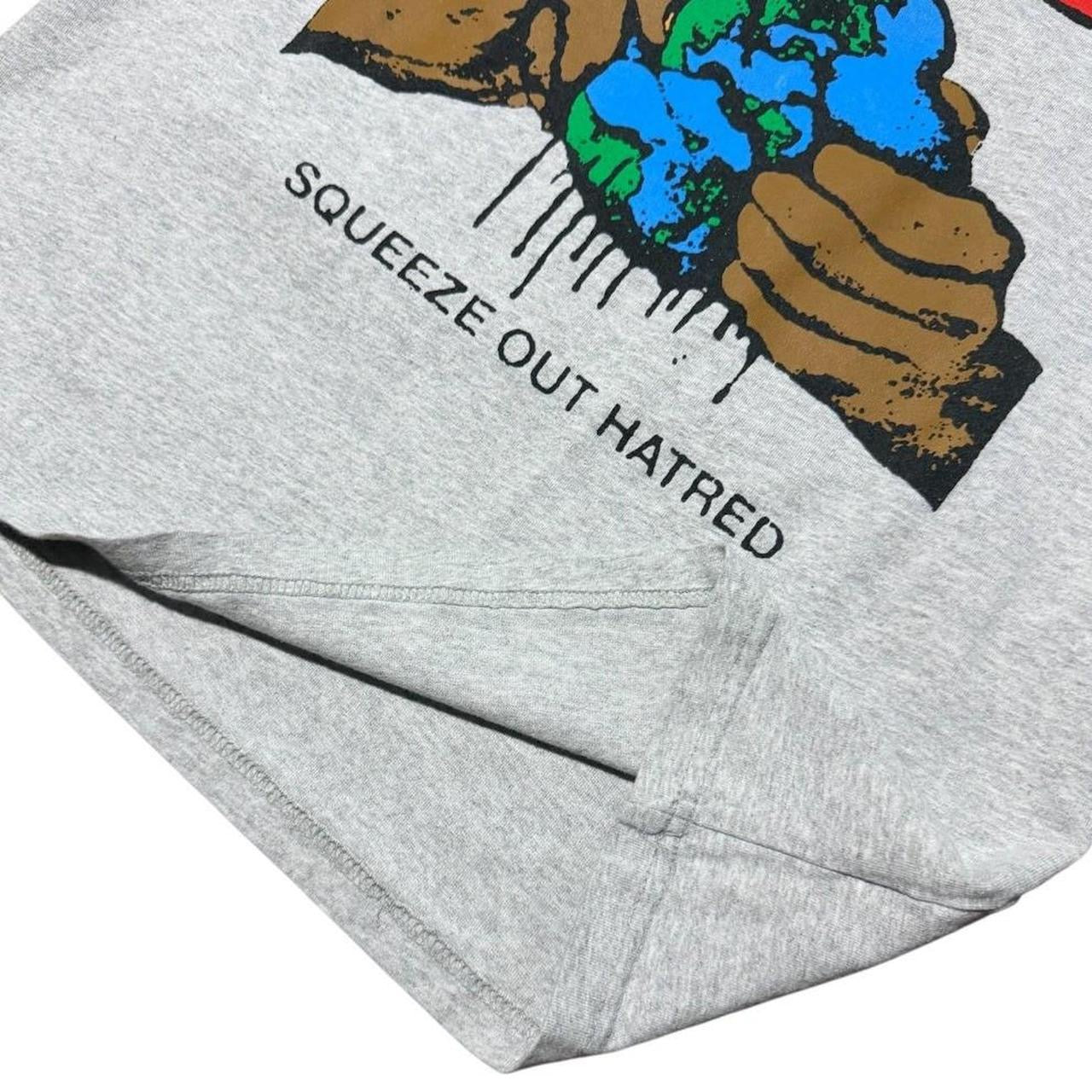 Obey Squeeze Out Hatred Earth Shepard Fairey Graphic Streetwear Skater T-Shirt