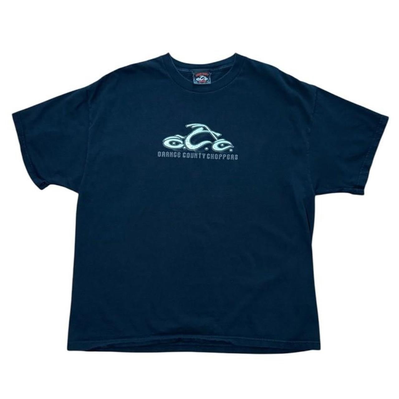 Y2K Orange County Choppers Biker Motorcycle OCC Logo Graphic T-Shirt