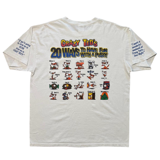 90s I Love Pussy Graphic Novelty Joke Tee