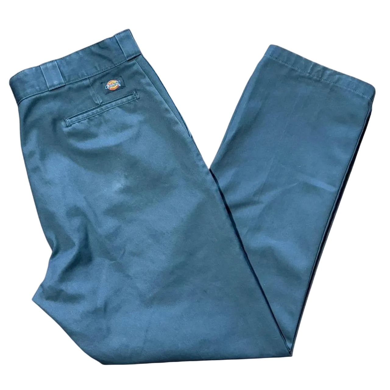 Vintage 90s Y2K Grey Dickies Workwear Skater Trouser Utility Pants