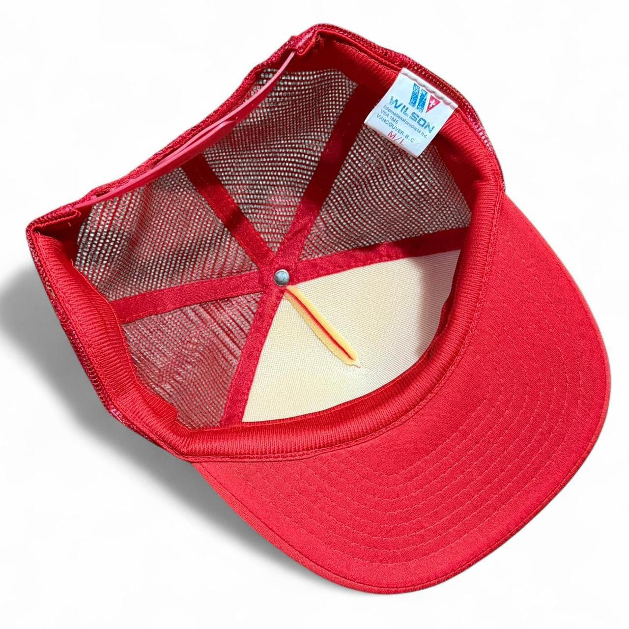 Vintage 90s Red Coca-Cola Retro Trucker Foam Mesh Snapback Hat Cap