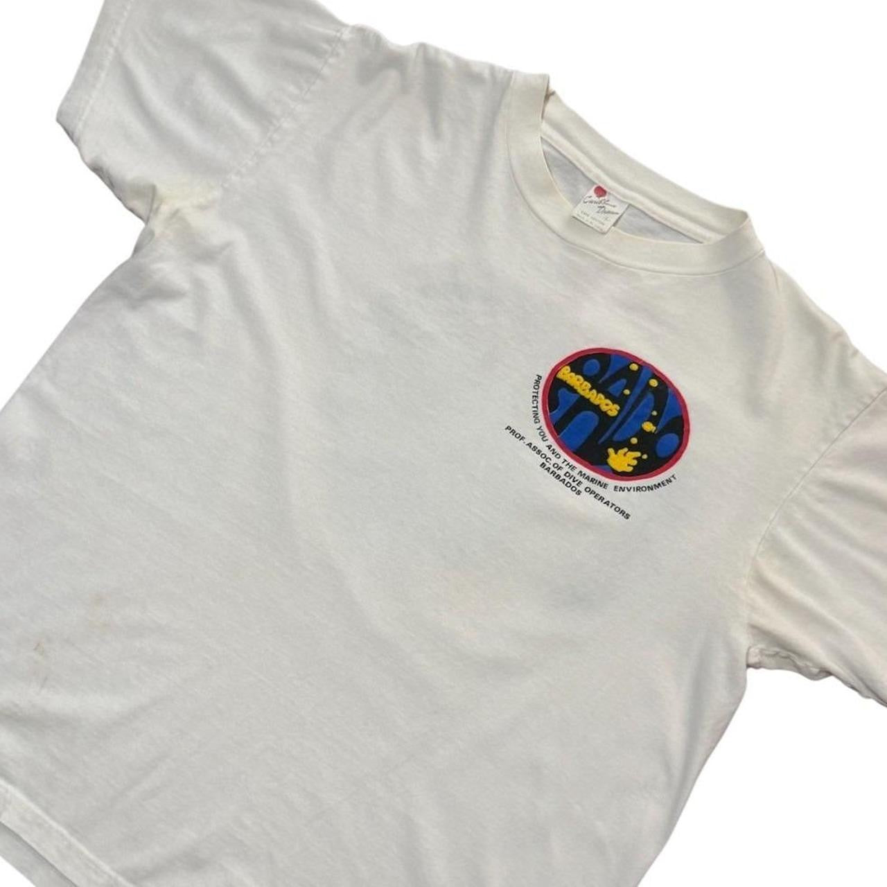 90s Caribbean Dream Barbados Sea Turtle Rescue Reefs Graphic Art T-shirt