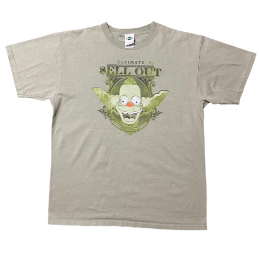 2000s The Simpsons Krusty The Clown Ultimate Sellout Tee