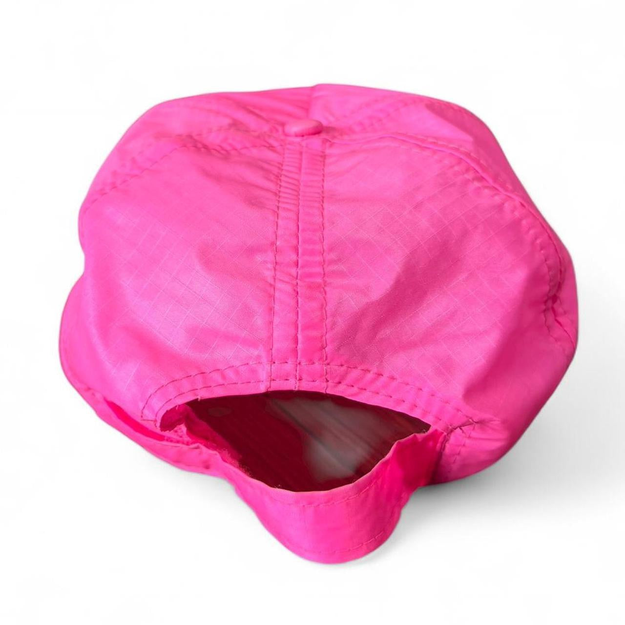 Vintage 90s Neon Hot Pink Maui Tourist Souvenir Beach Baseball Hat Cap