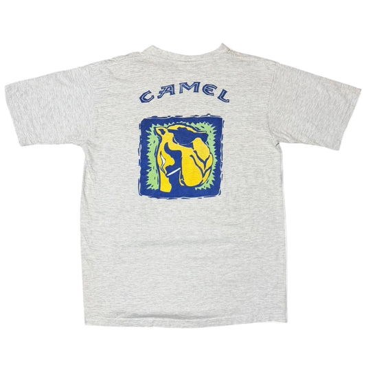 Vintage 90s Joe Camel Cigarettes Mullet Graphic Smoking Promo T-shirt
