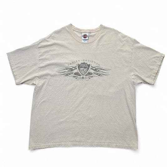 2004 Harley Davidson Tan Y2K Tribal Tee