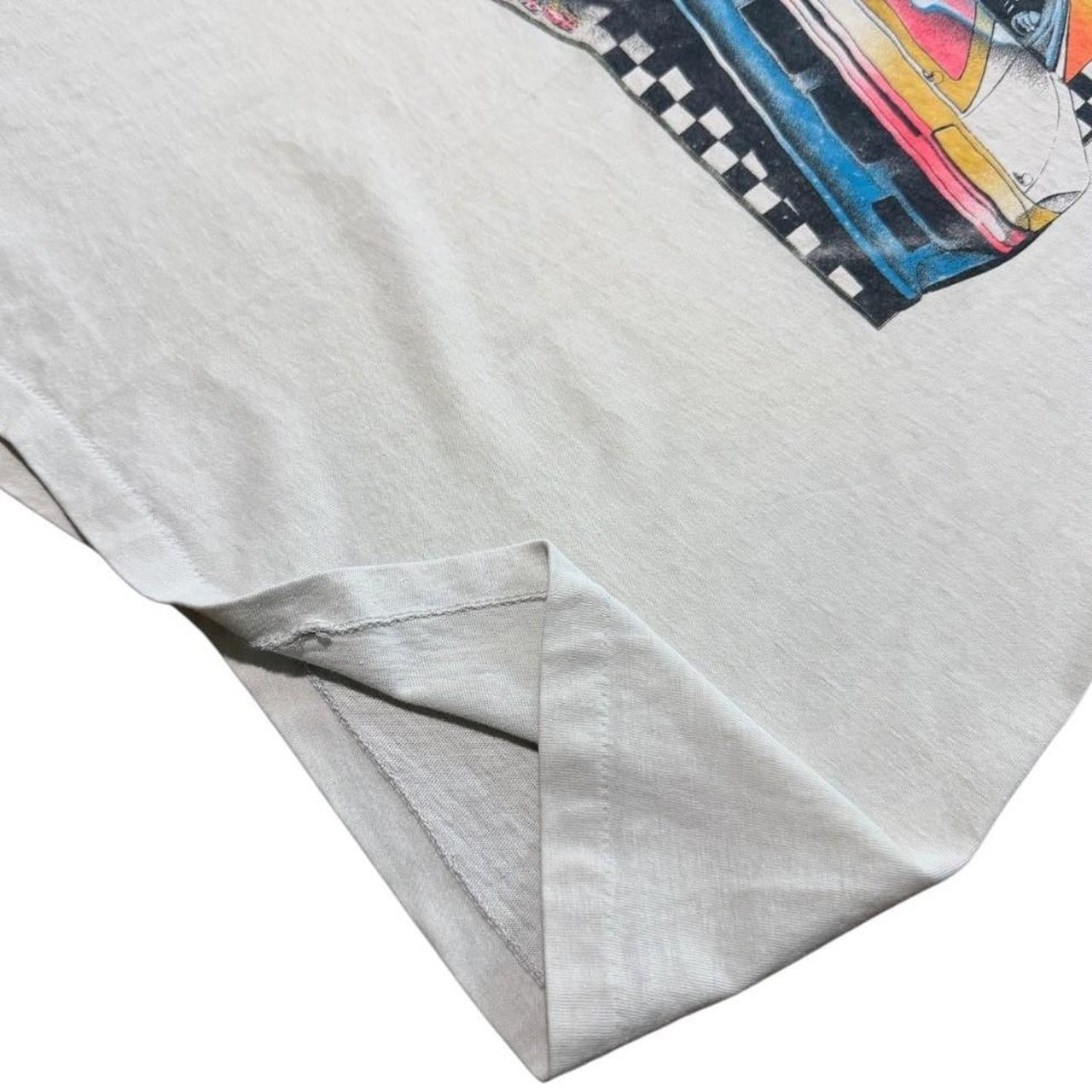 80s Talladega Super Speedway USA Racing Sports Auto Car Graphic T-Shirt