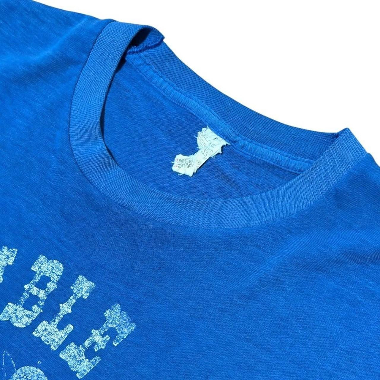 70s Ramble Inn Ohio USA Cowboy Western Art Distressed Sleeveless T-Shirt