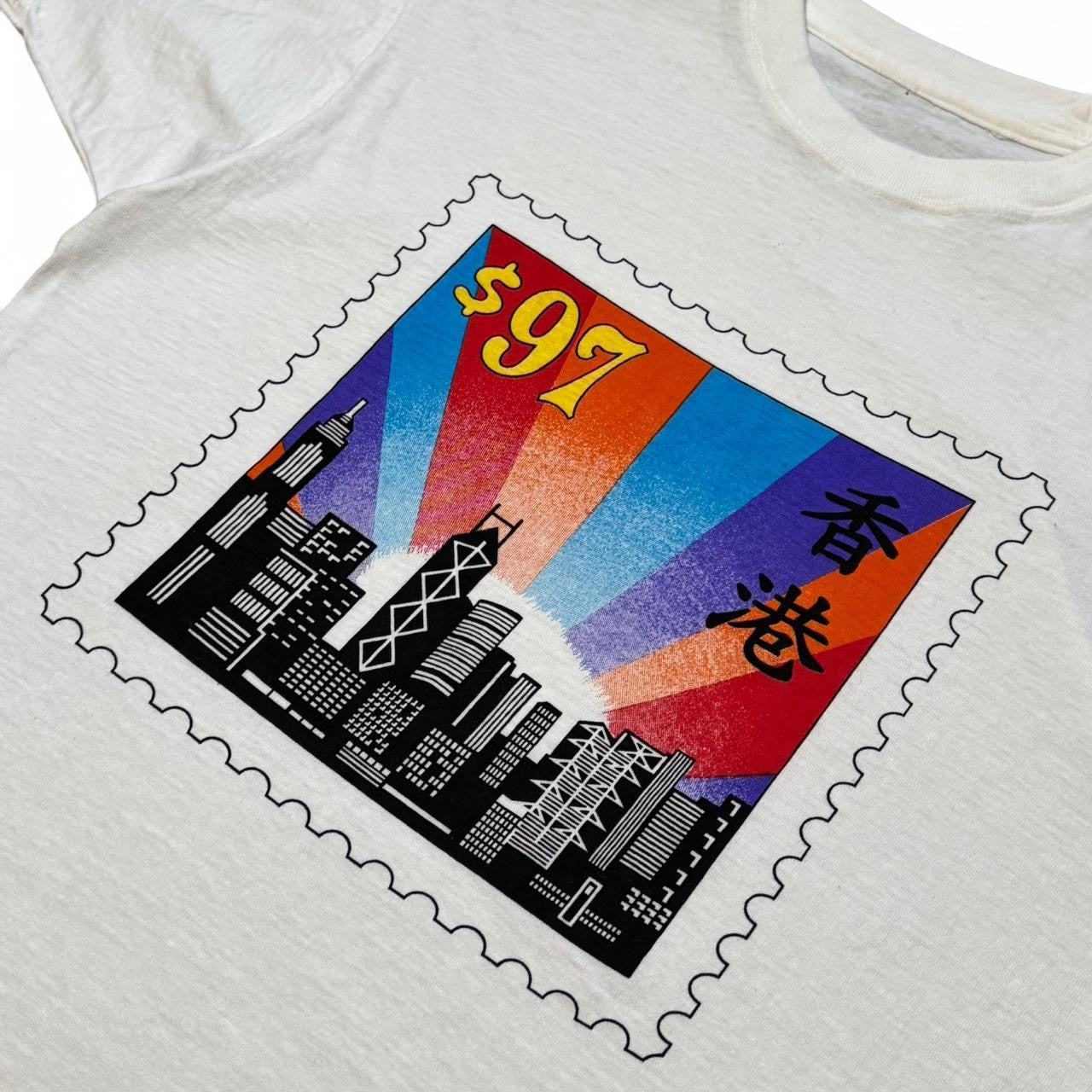 90s Hong Kong Postal Stamp Souvenir Art Tee