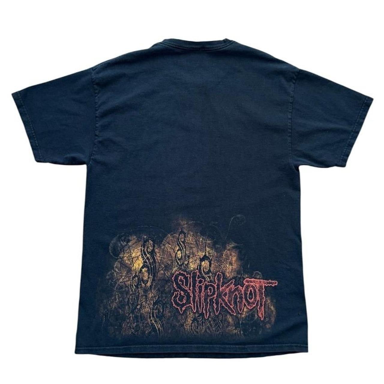 Y2K Slipknot Heavy Metal Band Concert Merch Graphic Doublesided T-shirt