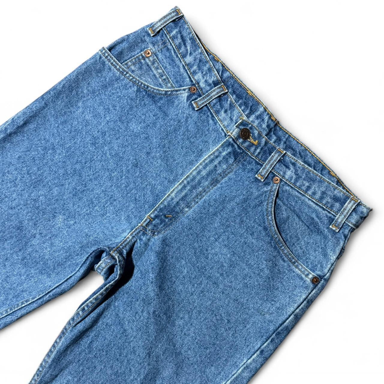 90s Orange Tab Levi’s 631 Straight Leg Denim Blue Wash Jeans