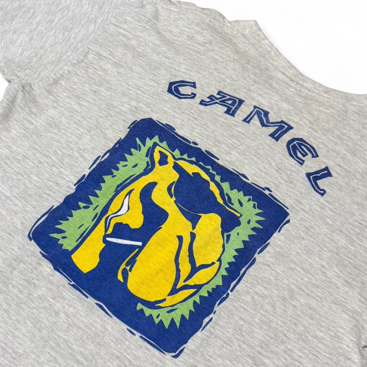 Vintage 90s Joe Camel Cigarettes Mullet Graphic Smoking Promo T-shirt