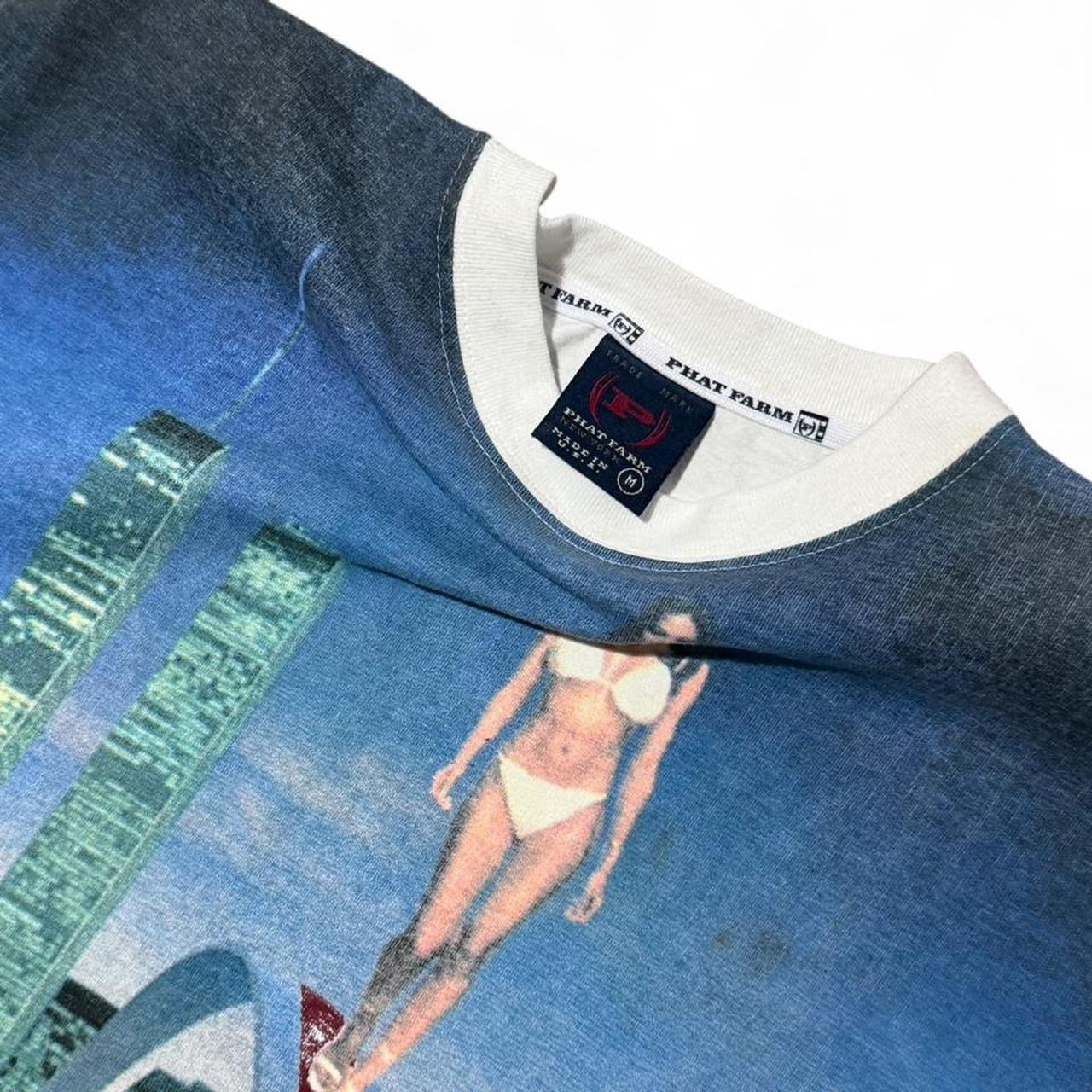 Vintage 90s Phat Farm New York City Twin Towers 9/11 NYC World Trade T-shirt