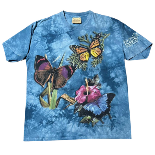 90s The Mountain Tie-Dye Butterfly Tee