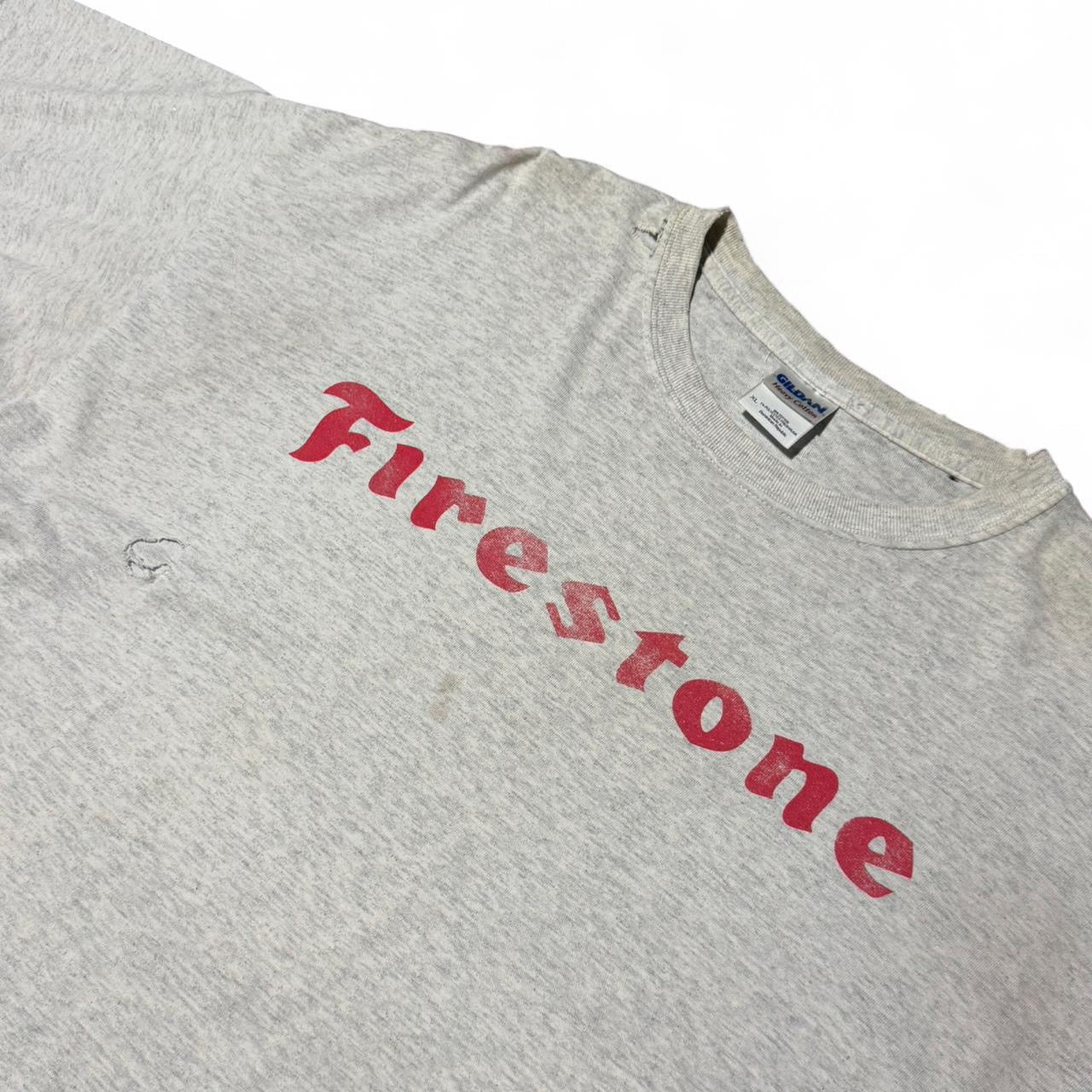 Vintage 90s Firestone Tires Edmonton Indy Races Track Volunteer T-shirt