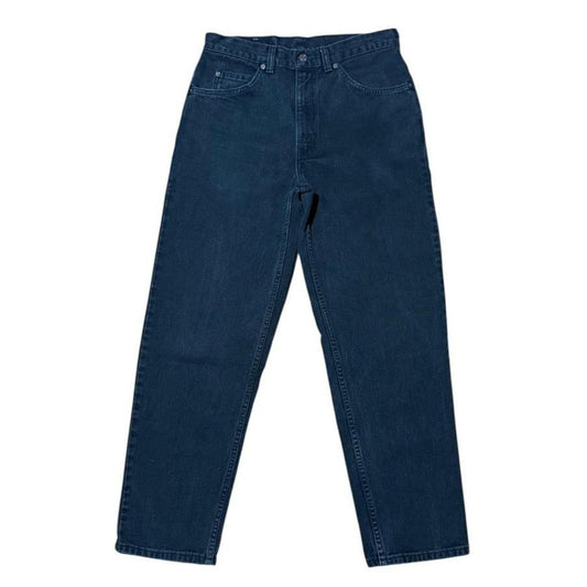 90s Levis 506 Orange Tab Standard Straight Leg Fit Black Denim Jeans