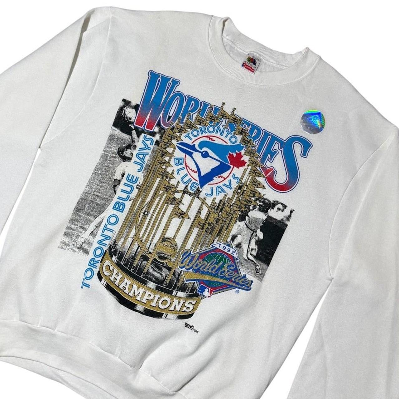 90s Toronto Blue Jays World Series Champions MLB Baseball NWT Sweatshirt