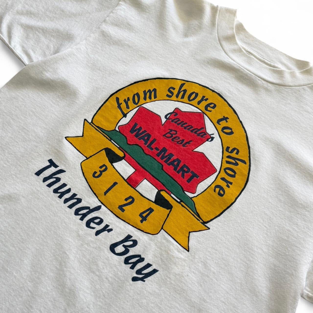 90s Walmart Thunder Bay Canada Workers Union Graphic T-shirt
