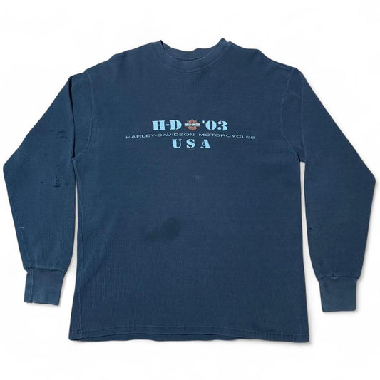 1997 Harley Davidson Long Sleeve Thermal Oakland California Shirt