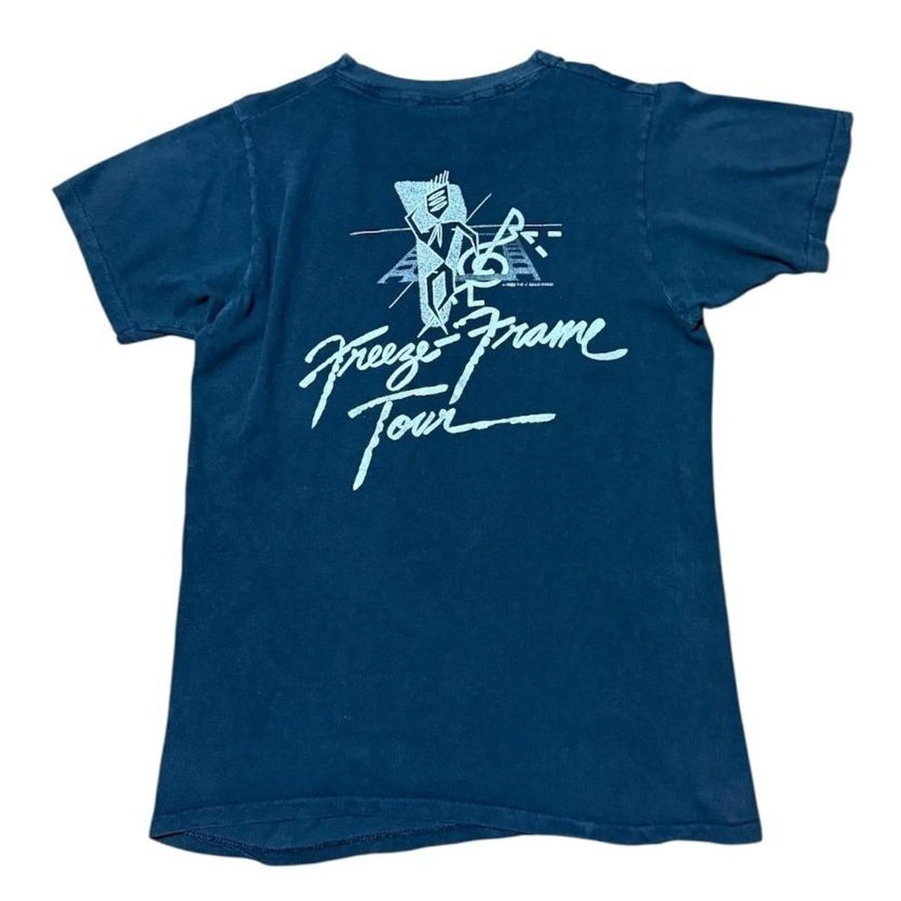 80s J Geils Band Freeze Frame Rock Band Concert Merch Tour USA T-Shirt