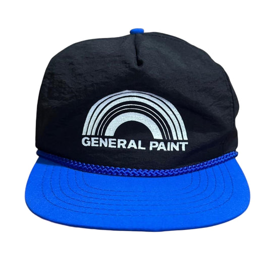 90s General Paint Rainbow Graphic Retro Snapback Trucker Hat