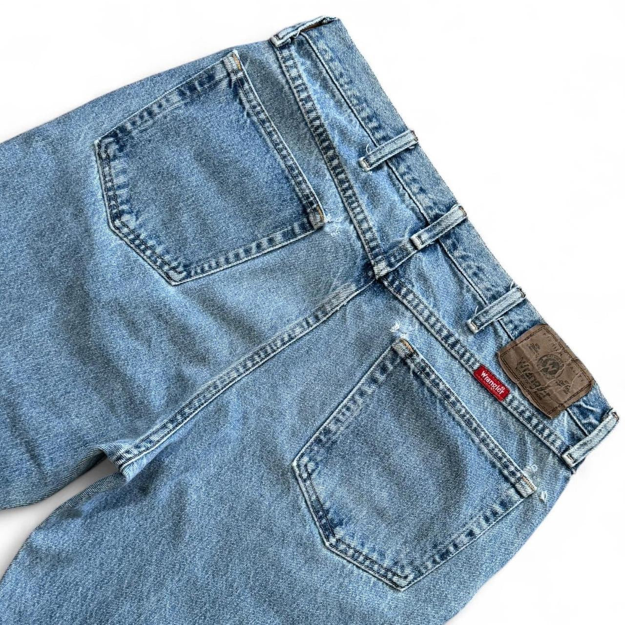 90s Light Wash Blue Wrangler Straight Leg Jeans