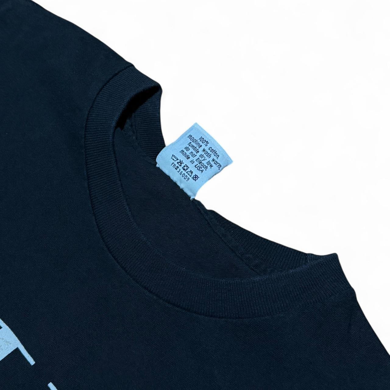 90s Black Calvin Klein Designer Graphic Logo Spellout Tee