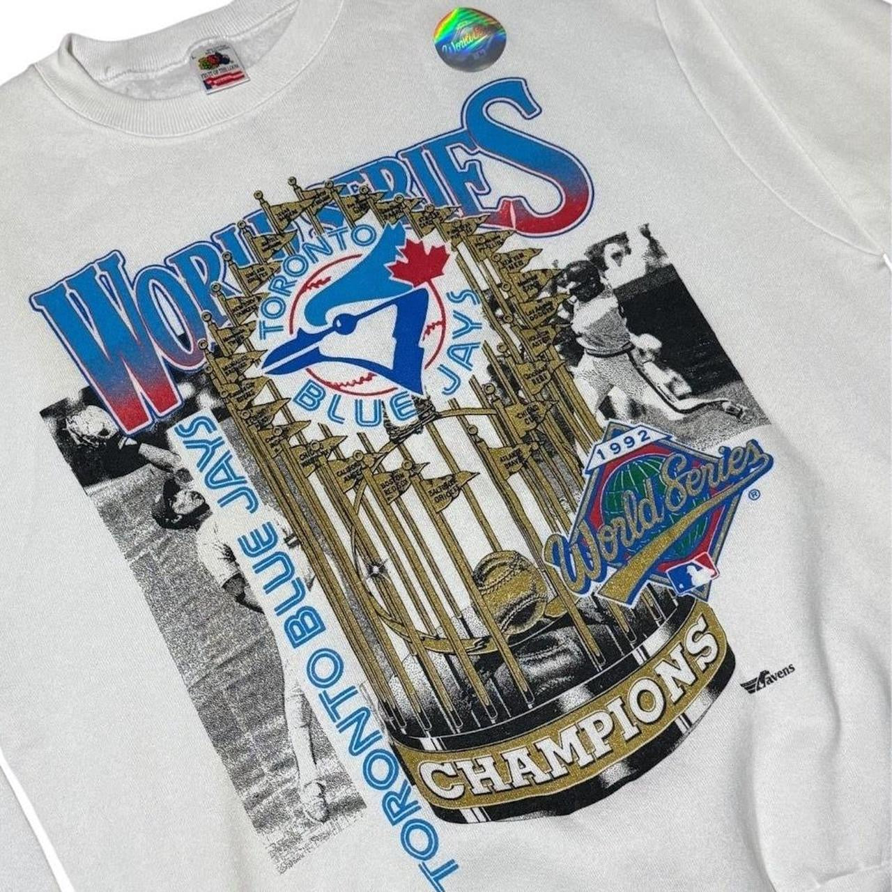 90s Toronto Blue Jays World Series Champions MLB Baseball NWT Sweatshirt