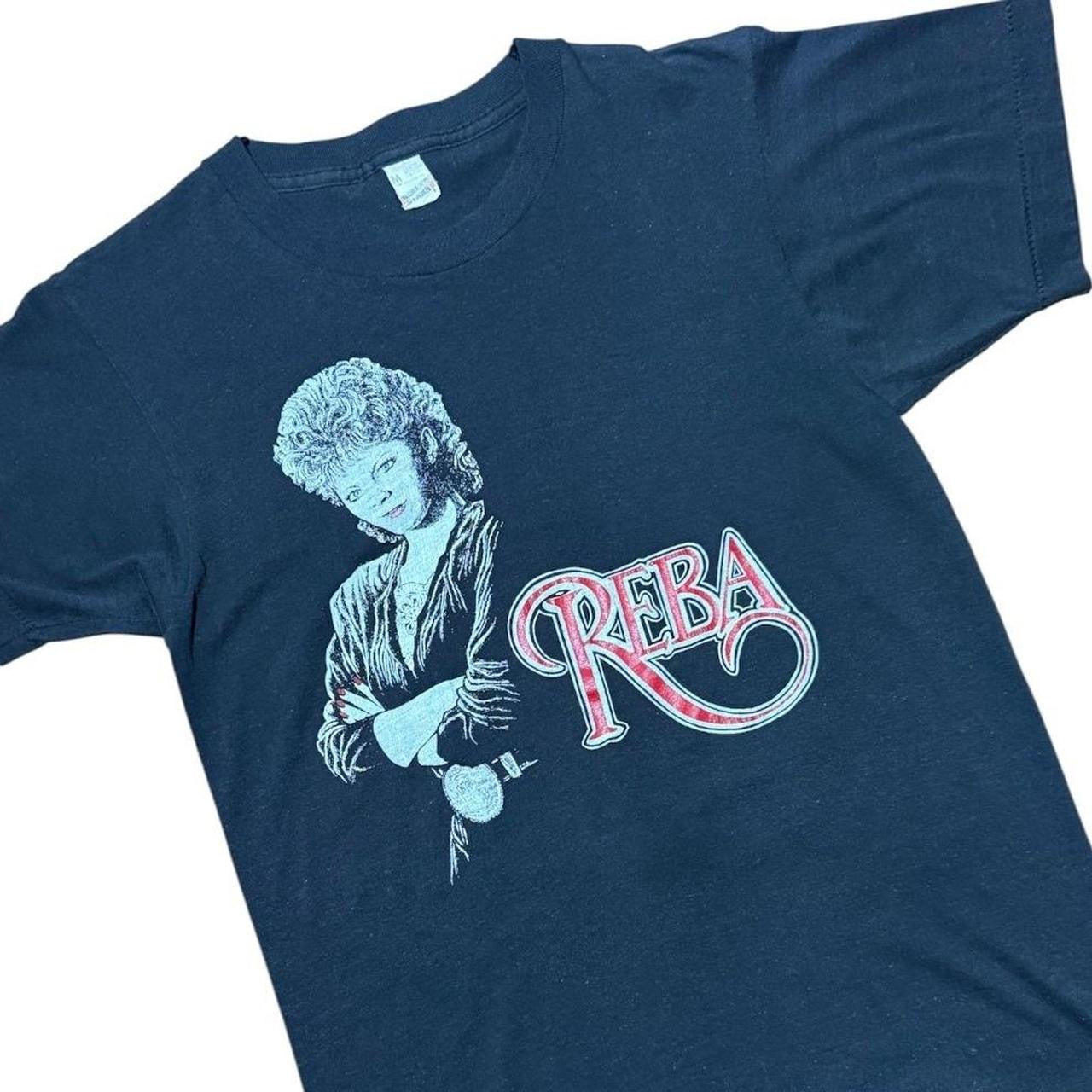 80s Reba McEntire Graphic Single Stitch Country Music Merch USA T-shirt