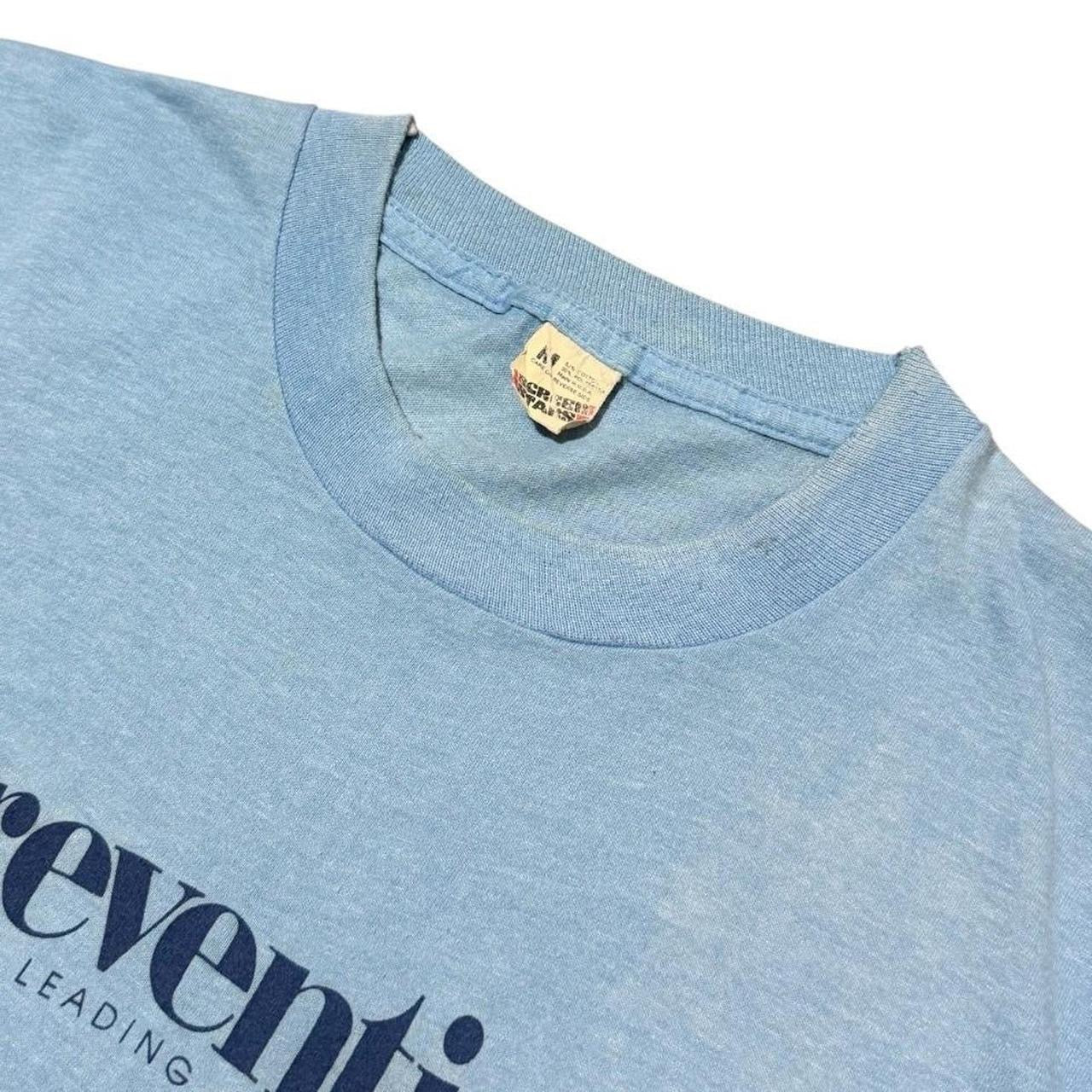 80s Prevention America Health Magazine Promo Graphic Logo Faded T-shirt
