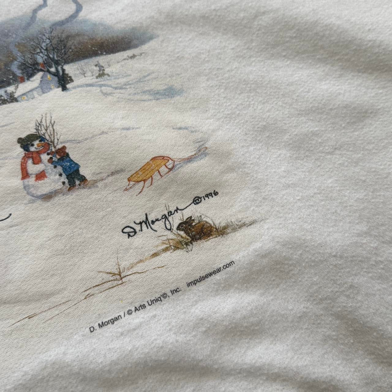 1996 Christmas Snowman Festive Holidays Crewneck