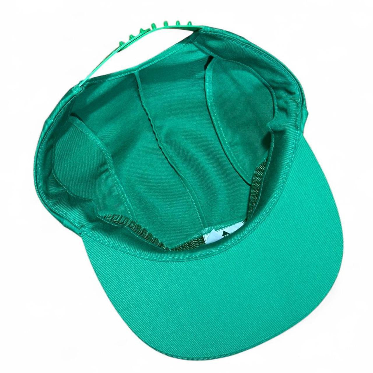 Vintage 90s Green Tristar 5 Panel Retro Skater Painter Cap Snapback Hat