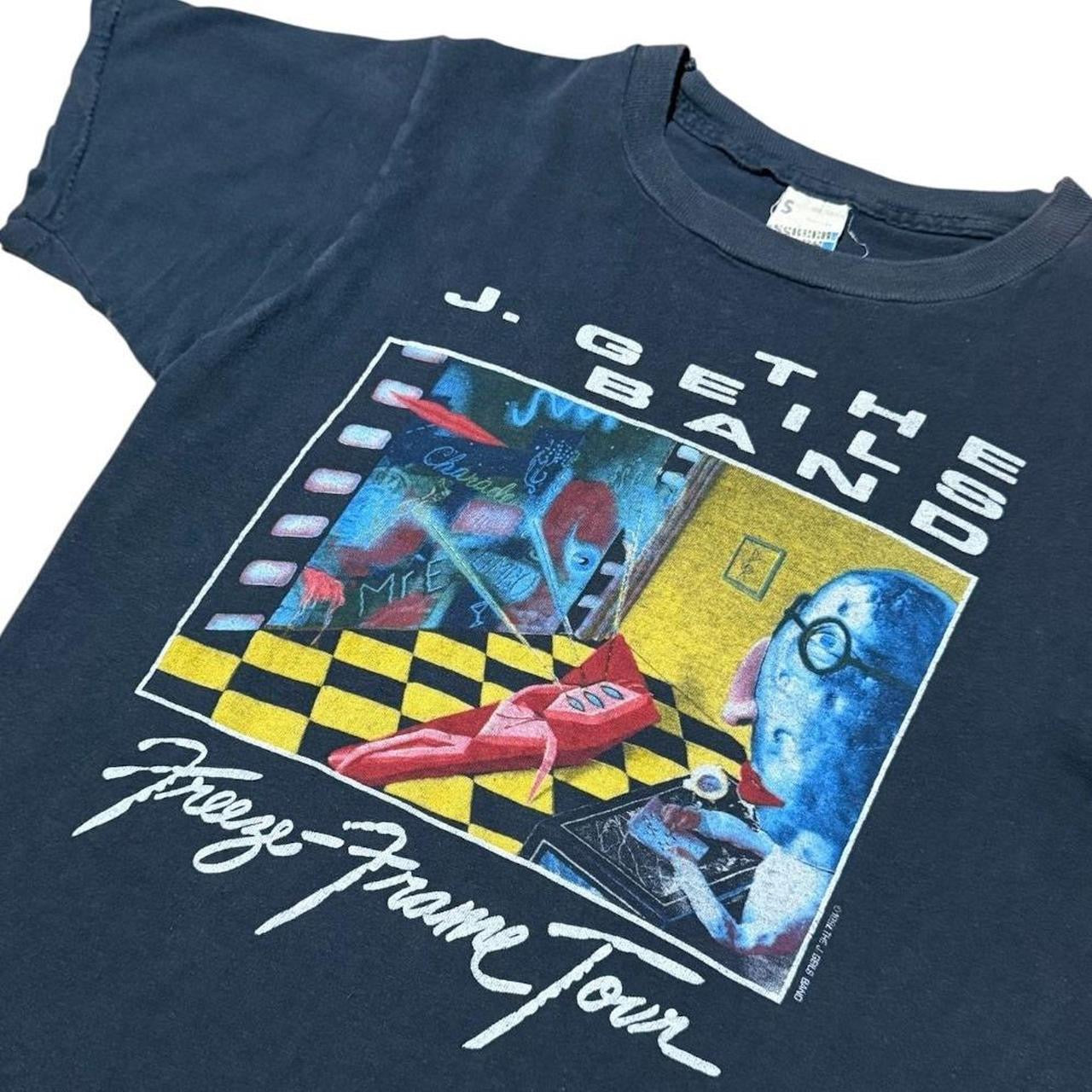 80s J Geils Band Freeze Frame Rock Band Concert Merch Tour USA T-Shirt