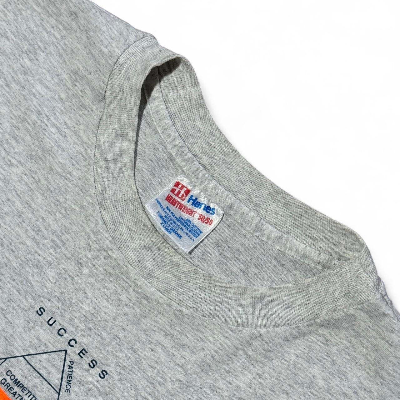 90s Triblend Neon Orange GRC Discipline Graphic Training T-shirt