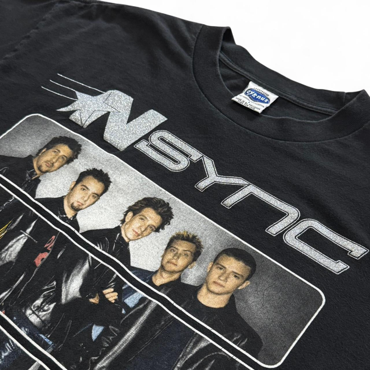 2001 NSYNC Glitter Graphic Tour Tee